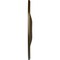 Ekena Millwork Galveston Ceiling Medallion (Fits Canopies up to 5 7/8"), 51"OD x 3 5/8"ID x 3 3/8"P, Brass CM51GLBRS - alternate 2